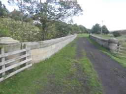 Road surface of the Railway Bridge over Gaunless, Hagger Leazes September 2016
